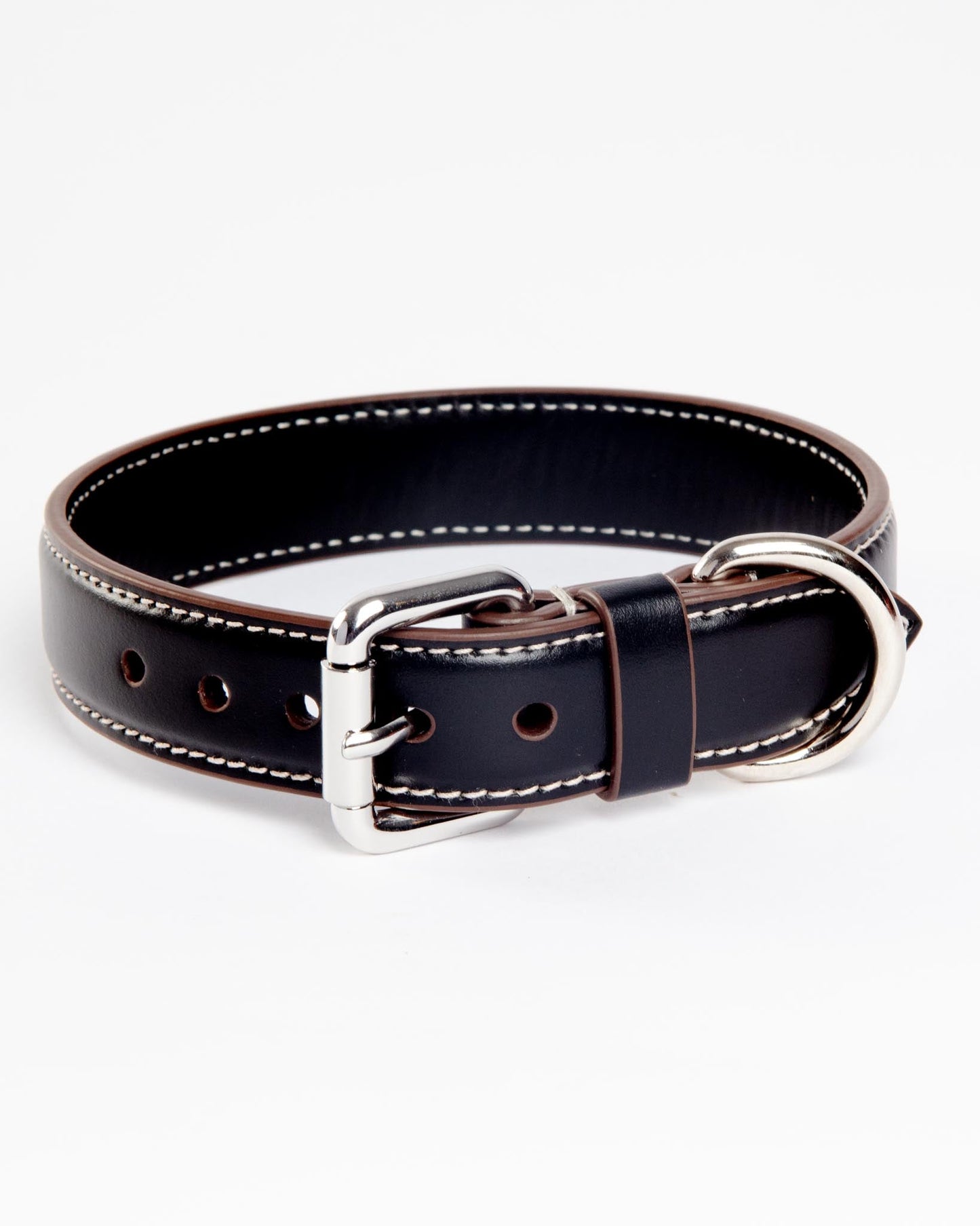 Leather Dog Collar in Black