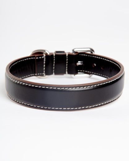 Leather Dog Collar in Black