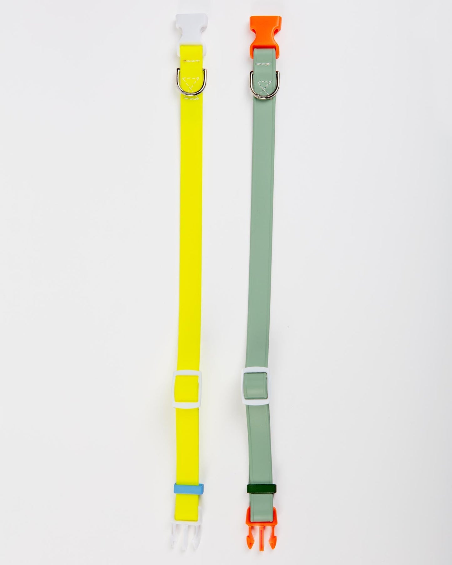 A Walk in the Park Dog Collar in Neon Yellow